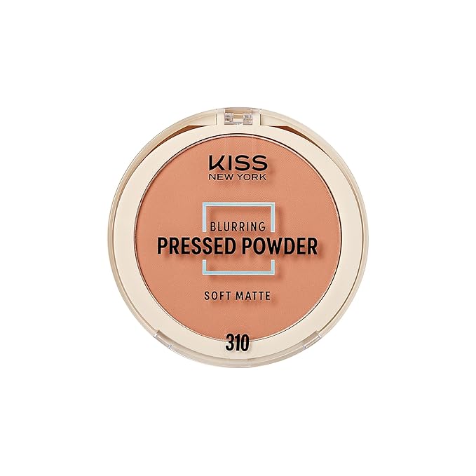 Soft Matte Pressed Powder, Blurring Poreless Face Powder Makeup, Medium Coverage Setting Powder Infused with Salicylic Acid & Niacinamide, Clean Beauty (Sun Beige, 0.28 Ounce)
