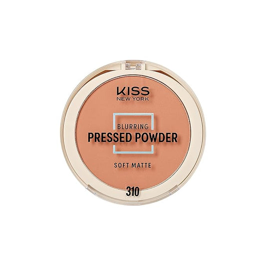 Soft Matte Pressed Powder, Blurring Poreless Face Powder Makeup, Medium Coverage Setting Powder Infused with Salicylic Acid & Niacinamide, Clean Beauty (Sun Beige, 0.28 Ounce)