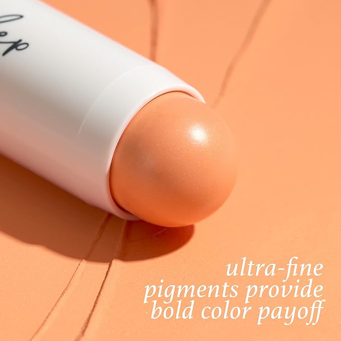 Julep Skip The Brush Cream to Powder Blush Stick Trio - Blendable and Buildable Color - 2-in-1 Blush and Lip Makeup Stick, Neutral Bronze, Sheer Glow, Sweet Peach