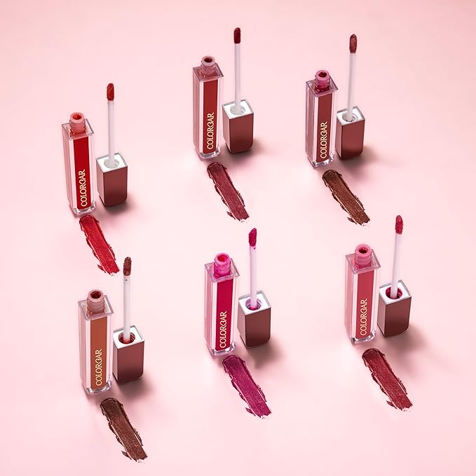 Powerkiss Vegan Matte Lipcolor - Hydrating Matte Lipstick - Talc-Free and Highly Pigmented Liquid Lipstick - 003 Hot Fire - 0.16 oz
