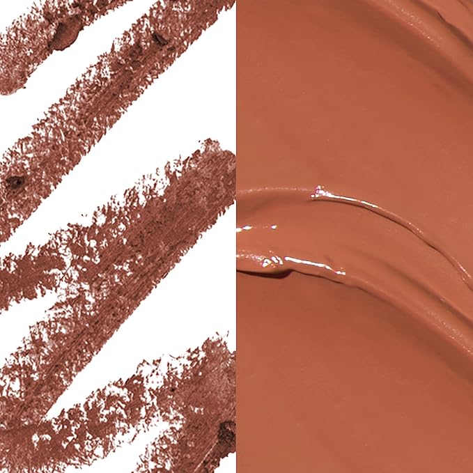 Julep With a Trace Retractable Creamy Long-Lasting Lip Liner, Rich Cocoa & It's Whipped Matte Lip Mousse, Almond Creme