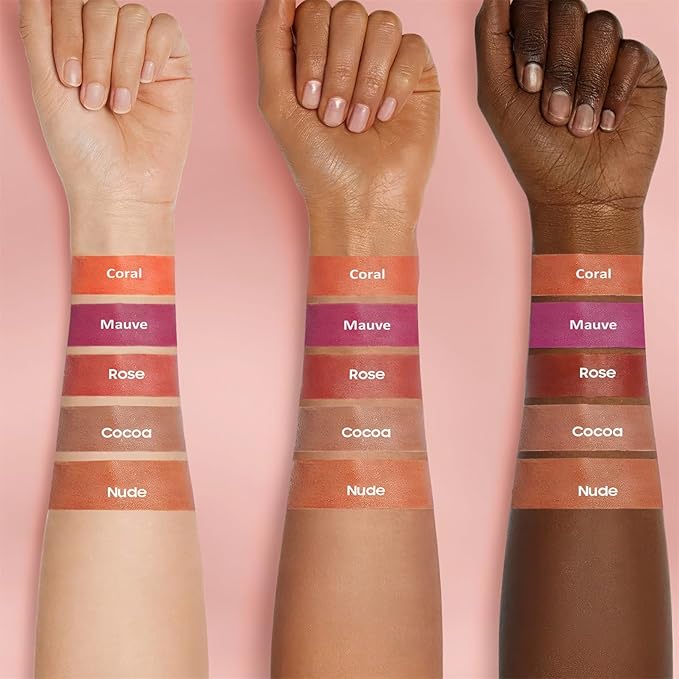 OETUIOW Lip Stain, Lip Liner Stain, Peel Off Lip Liner Tattoo, Long Lasting Lip Stain Waterproof for Women Girls All Skin Types, Transfer-Proof & Natural (Cocoa)