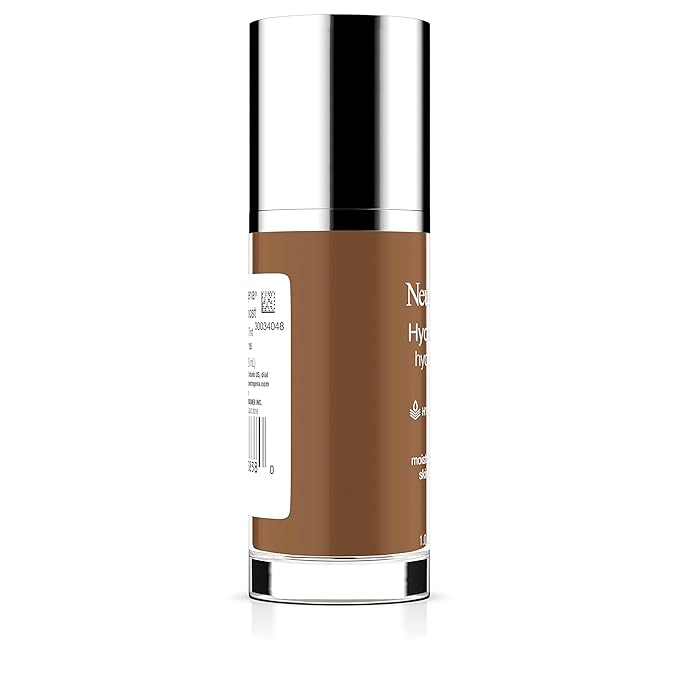 Neutrogena Hydro Boost Hydrating Tint with Hyaluronic Acid, Lightweight Water Gel Formula, Moisturizing, Oil-Free & Non-Comedogenic Liquid Foundation Makeup, 135 Chestnut Color 1.0 fl. oz (Pack of 3)