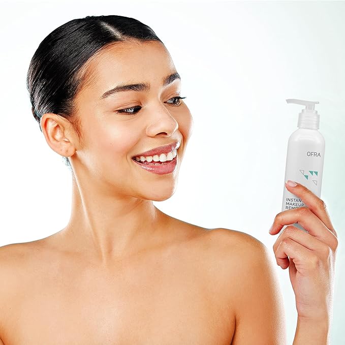 Ofra Instant Eye Makeup Remover | Waterproof Makeup Remover for Sensitive Skin | Gentle Formula for All Skin Types and the Eye Area | 8 oz/240 ml