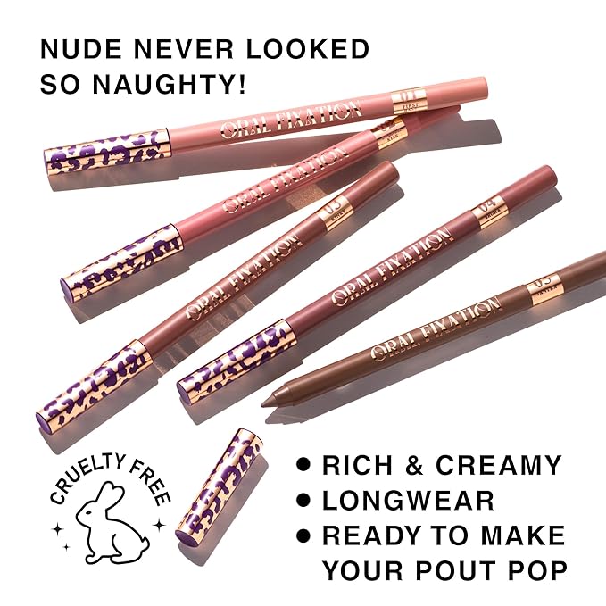 Waterproof Lip Liner & Plumping Lip Gloss - Long-lasting Combo for Makeup - Oral Fixation Pencil & Lip Job Plumping Gloss - Two Piece Makeup Gift Set for Women