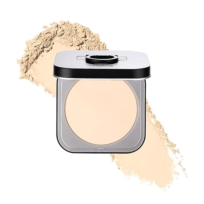 Novo Setting Powder - Oil Control, Long-Lasting Matte Finish, Lightweight, Sweatproof & Waterproof, Non-Caking, Ideal for Oily Skin, Velvet Smooth Texture with Built-In Powder Puff