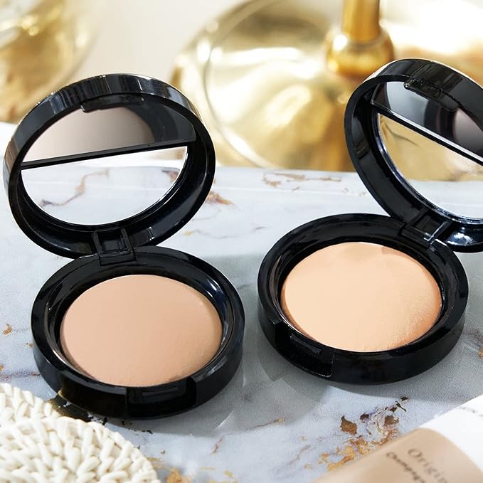 Baked Highlighter Low Glow Illuminator - French Vanilla + Spackle Super-Size Skin Perfecting Makeup Primer - Champagne Glow