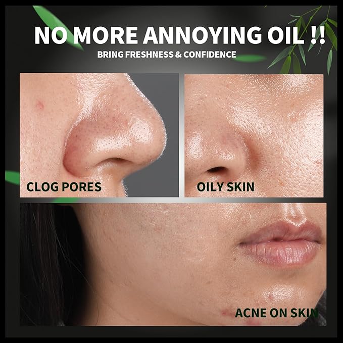 800PCS Blotting Paper for Oily Skin, Natural Bamboo Charcoal Blotting Paper, 100 * 70MM Large Oil Blotting Sheets for Face