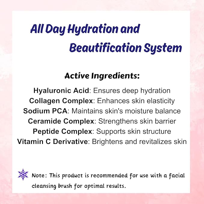 Suppin BB Hydrating Skincare Cream, Makeup Foundation Moisturizer for Women of All Skin Types, Strenghtens & Enhances Skins, Lightweight C Pastel Rose, 1.06oz/30g