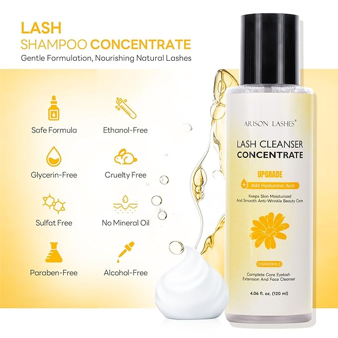 ARISON LASHES Eyelash Cleanser Concentrate