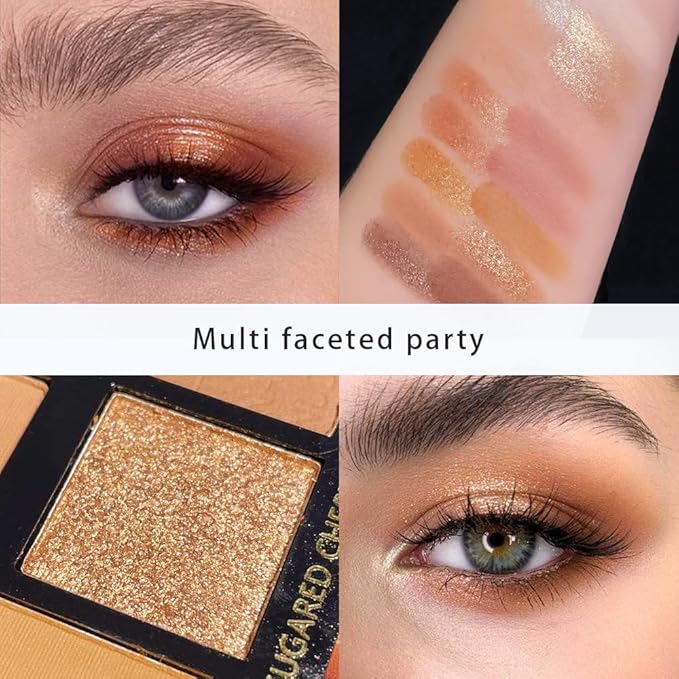 16 Colors Eyeshadow Palette,Matte&Glitter&Shimmer Eyeshadow Makeup,Naturing-Looking,High Pigment Waterproof Eye Shadow Palette Makeup, 100% Cruelty-free (07#Nude Pink)