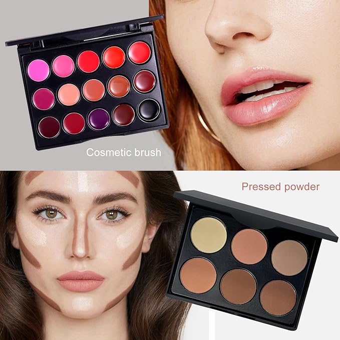 All in One Makeup Kit,Makeup Kit for Women, Teens and Girls, All-in-One Set with Eyeshadow Palettes, Lipsticks, Brushes, Storage Bag,Makeup gift set girls makeup sets ages 8-12 (Pink)