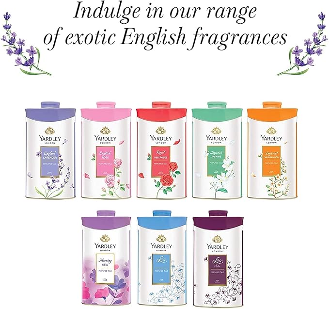 Yardley London Perfumed Talc Jasmine 100g