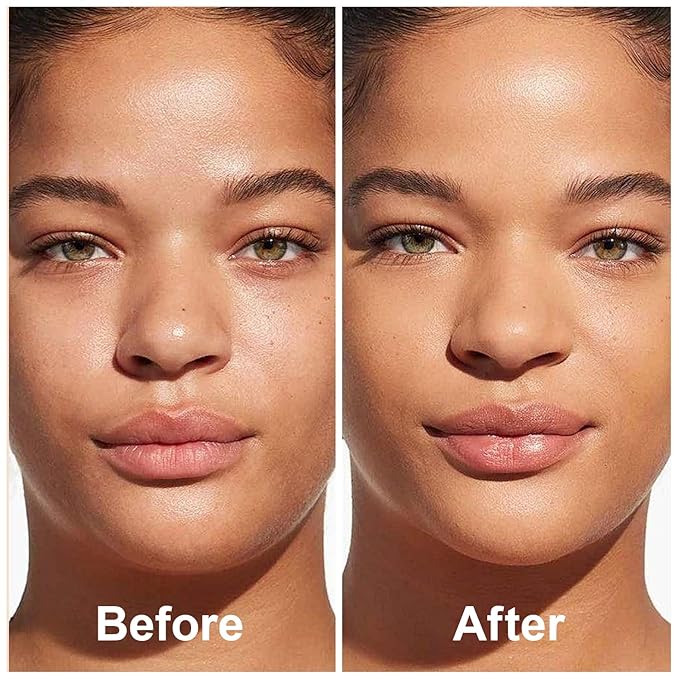Mineral Powder Foundation, SPF 35, Sunscreen Full Coverage Loose Powder, Non-Ashy Deep Warm Finish, Buildable Base Makeup (Solar Amber)
