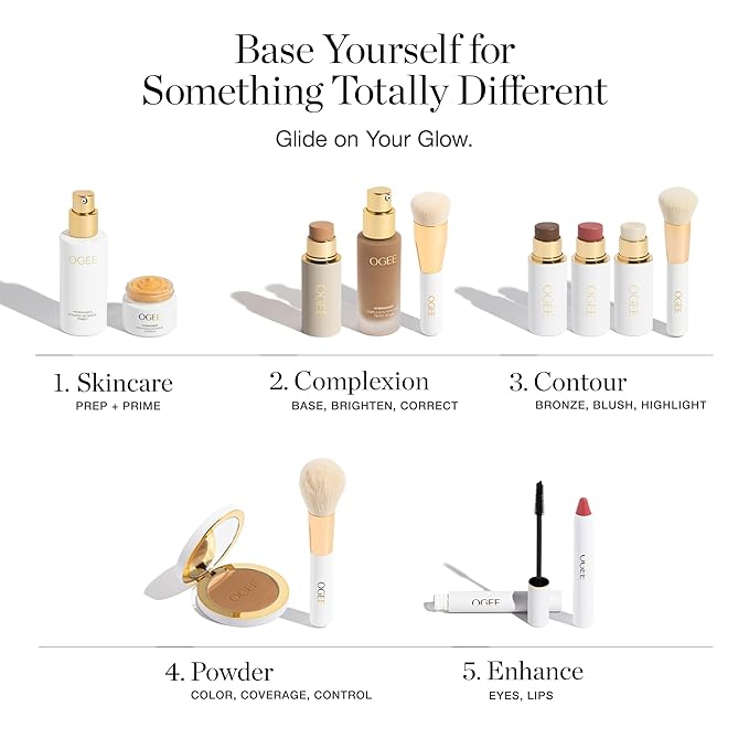 Ogee Complexion Perfecting Liquid Foundation - Lightweight Tinted Moisturizer For Face (Anjou 11.5N - Deep Beige, Golden Undertones) - with Vitamin C & Jojoba Oil - Certified Organic & Made in USA