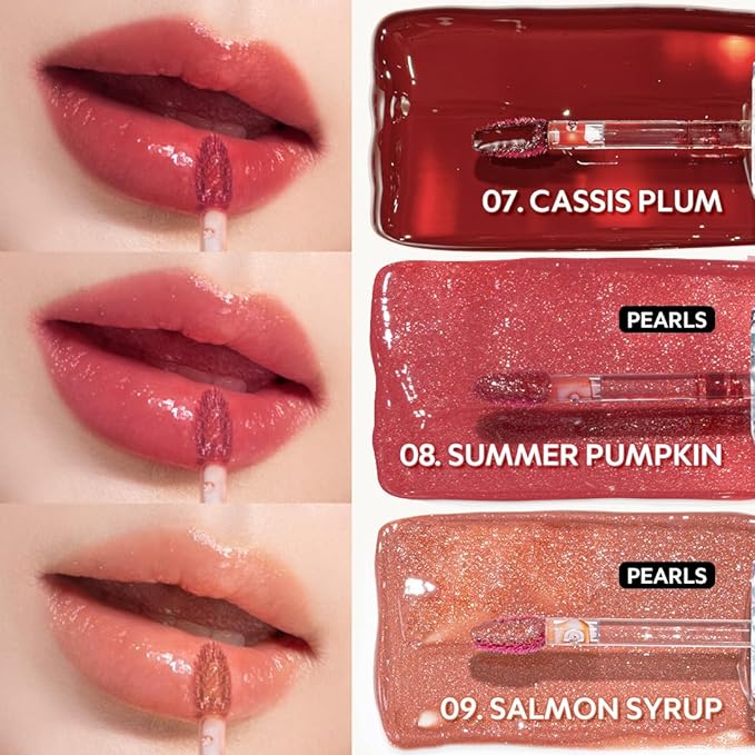 TIRTIR Waterism Tinted Lip Gloss #01 Mauve Rose, 0.14 Fl Oz – Kiss Ready Lipgloss, 12H Long Lasting Non Sticky Natural Tinted Glow Korean Multiuse Cheek and Lip Tint for Women gift