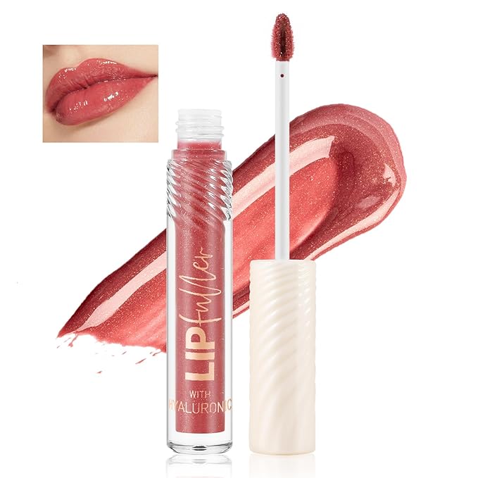Glitter Lip Gloss, Clear Lip Glow Gloss, Hydrating And Moisturizing, Lip Gloss For Women With High Shiny Finish