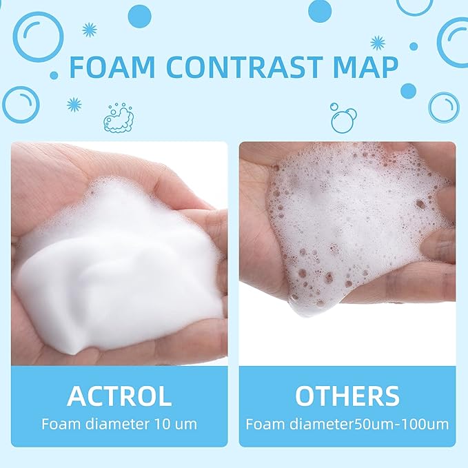 Eyelash Cleanser Concentrate 200ml Unscented Professional Lash Shampoo Foaming Cleanser Lash Wash Concentrate for Extensions Lashes with Salon Home Care-Makes 40 Bottles
