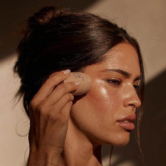 + Lux Unfiltered N°18 Illuminating Beauty Balm - Cream Bronzer Stick with Mango Butter - Buildable and Blendable Bronze Blush Stick - Vegan & Cruelty Free - Tropics (A Sheer Wash of Bronze)