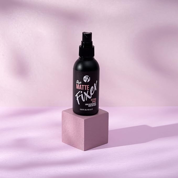 W7 The Fixer Makeup Setting Spray - Matte Finish - Long-Lasting, Ultra-Fine Formula - Cruelty Free and Vegan