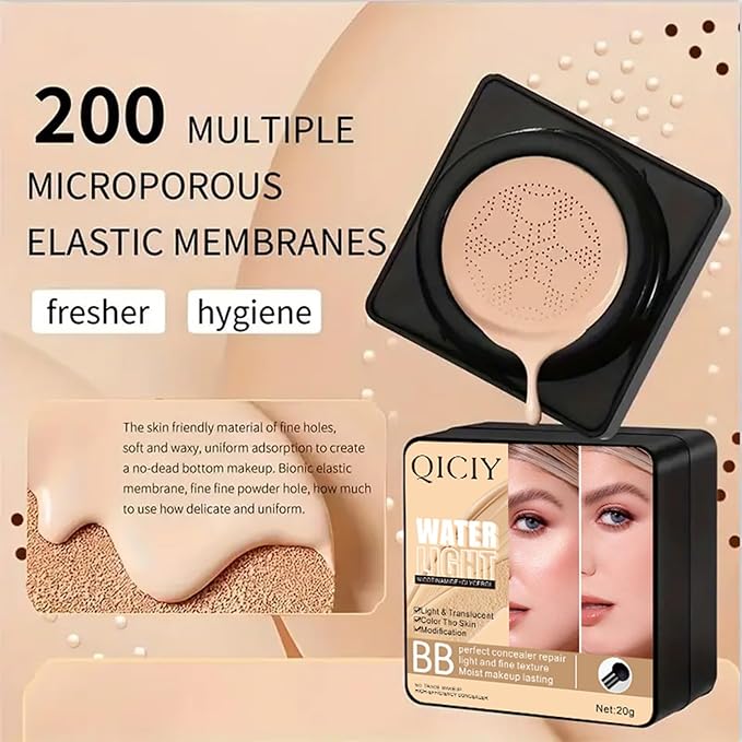Mushroom Head Air Cushion CC Cream Foundation Makeup Concealer Makeup Base Primer Moisturizing Waterproof Natural Color