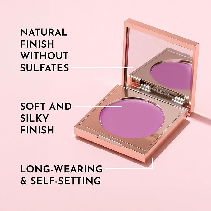 Pinch My Cheeks Soft-Blur Cream Blush - Cheeky - Premium Blush with Natural Ingredients to Re-Energize and Protect the Skin While Imparting a Soft, Cloudy Finish - 0.18 oz