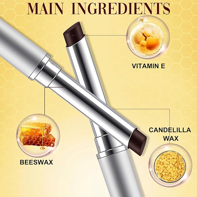 Honey noir - Black Honey Lipstick for Women, Natural Glossy Lips Balm, Nourishing and Hydrating Lip Gloss for All Skin Tones (black+black, 2)