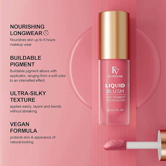 FV Liquid Blush and Cream Eyeshadow Stick, Long Lasting & High Pigmented for All Skin Types