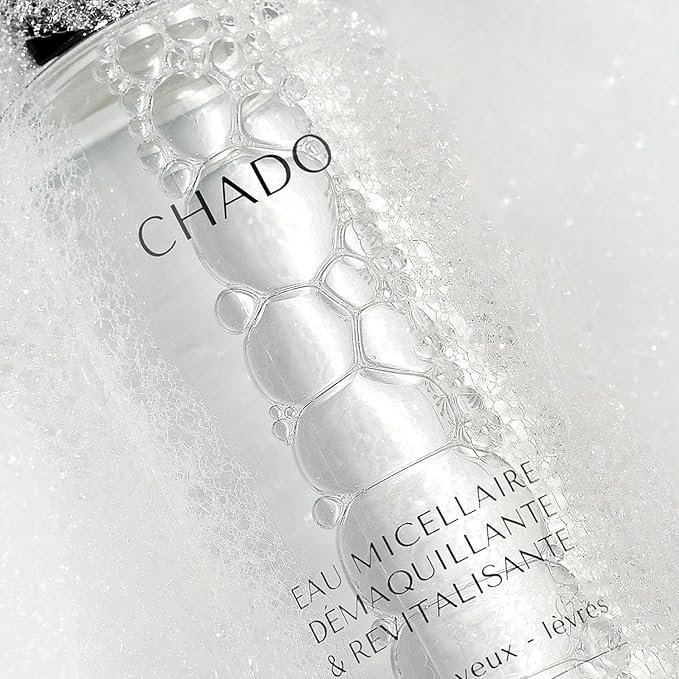 CHADO Cleansing and Revitalizing Micellar Water | Facial Cleanser and Makeup Remover for Sensitive Skin | Alcohol Free | Cruelty Free | Gentle and Revitalizing for All Skin Types – 100 ml.