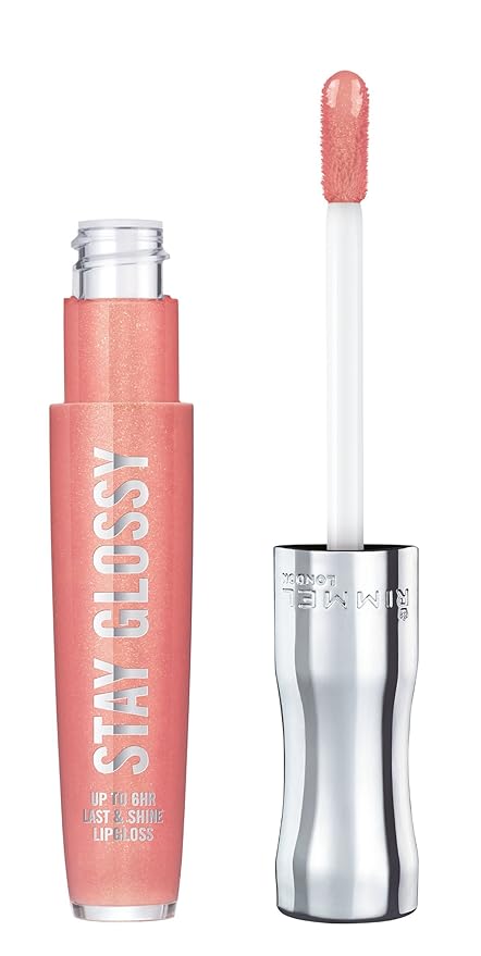 Rimmel Stay Glossy Lipgloss, Swingin' Mandarin, 0.18 Fl Oz (Pack of 1)