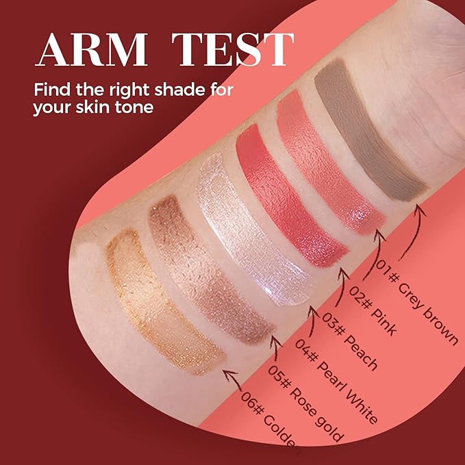 Blush Beauty Wand, Liquid Face Blusher Stick with Cushion Applicator, Long Lasting Smooth Natural Matte Finish, Lightweight Blendable Super Silky Cream Blush Stick (03# Blush) 0.5291 Ounce