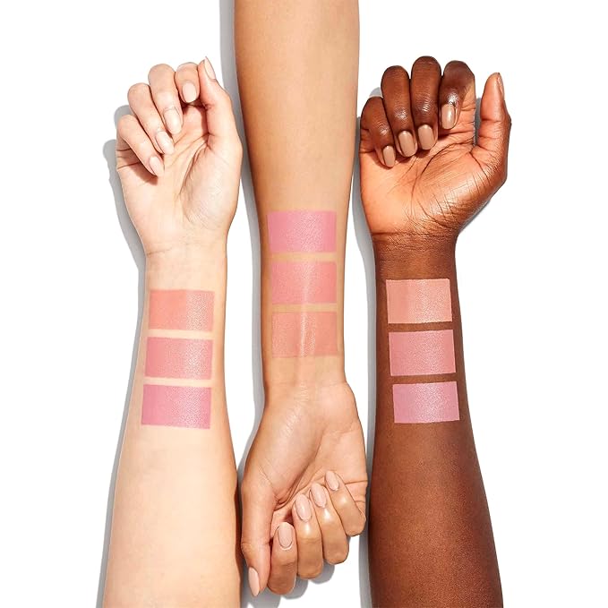 Blush Palette Matte Blush for Cheek Makeup, Lightweight Highly Pigmented Blush Compact for Face, Buildable Natural Flushed Look(03)