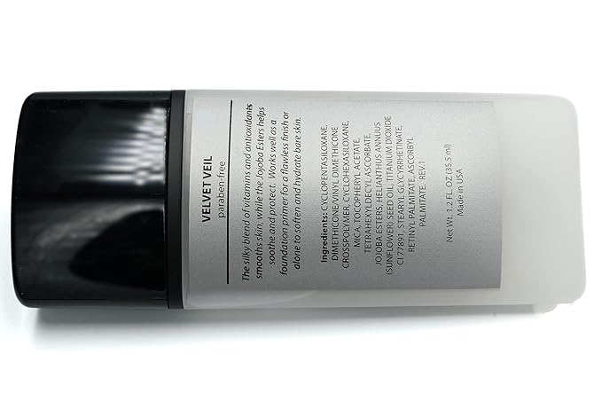 Moisturizing Velvet Veil Foundation Primer Serum Gel, Paraben & Talc Free, 1 Ounce Tube, No Animal Testing & Cruelty Free, Non-Comedogenic
