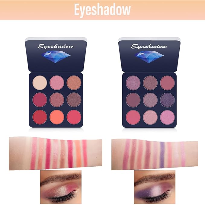 Makeup Set for Women, Travel Makeup Set for Teens & Adults, Makeup Kit for Beginners & Professionals, Makeup Gift Set for Girls, Eyeshadow Palette, Lip Gloss, Make up Set, Face & Eye Make up