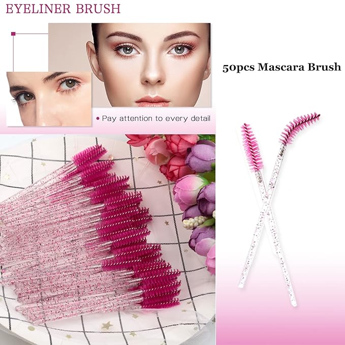 Lash Shampoo for Lash Extensions Eyelash Extension Cleanser with USB Lash Fan,60ml Lash Mousse,Mascara Brush,Nose Blackhead Facial Cleaning Brush and Wash Bottle for Eye Makeup Remover (Rose)