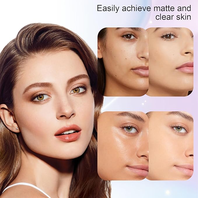 Beauty Blurring Powder,Blurring Setting Powder Waterproof Setting Powder,Pink Setting Powder Makeup for Dry Oily Skin Beauty Setting Powder Powder Loose Setting for All Skin Tones (1PCS, 1.76 Fl Oz)