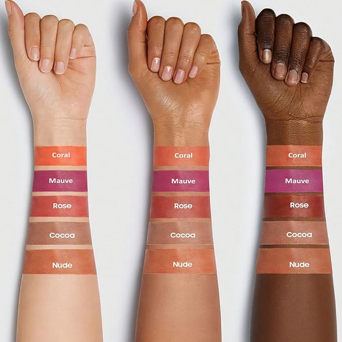 Lip Stain Peel Off, Lip Liner Long-Lasting & Waterproof, Transfer Proof & Plumping, Moisturizing Non-Stick Cup Matte Finish, Rose Color