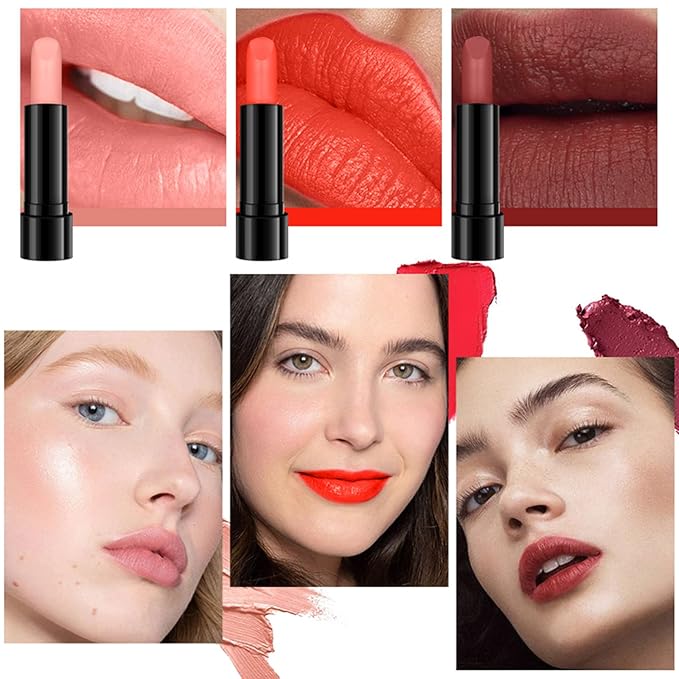 Pure Vie All-in-One Holiday Gift Surprise Makeup Set Essential Starter Bundle Include Eyeshadow Palette Lipstick Concealer Blush Mascara Eyeliner Face Powder Lipgloss Brush - Full Makeup Kit for Women