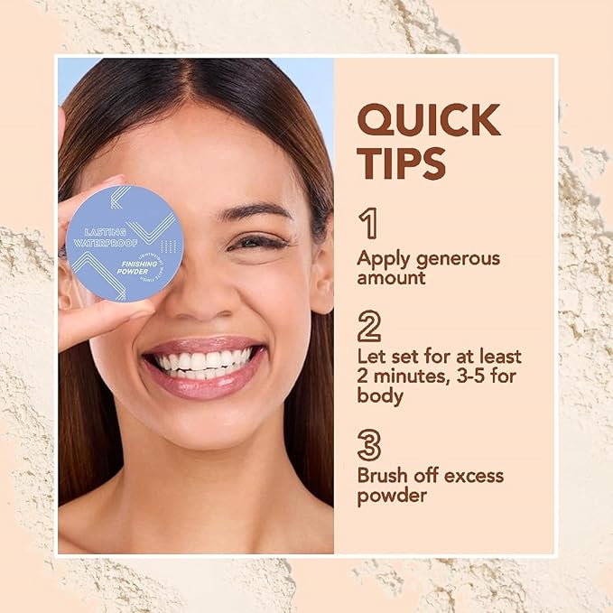 Soft Focus Loose Setting Powder Makeup,Oil Control Lightweight Matte Face Powder,Lasting Waterproof Finishing Powder Foundation Makeup Cruelty Free,Puff Included,0.46 oz(CLASSIC IVORY)
