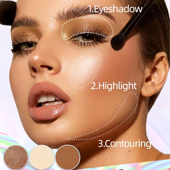 8-Color Cream Eyeshadow Palette for Older Woman – Makeup Palette for Eyes & Face | Waterproof, Blendable (Matte, Shimmer, Satin) | All Skin Types (Mature, Aging Skin)