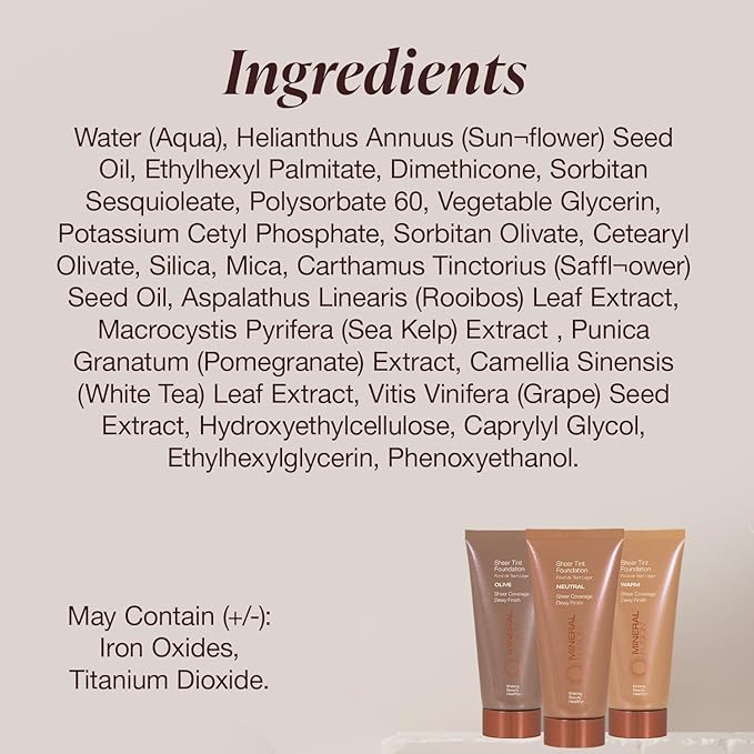 Mineral Fusion Sheer Tint Foundation, Olive, 1.8 Oz