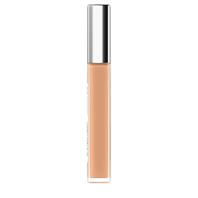Neutrogena Healthy Skin Radiant Brightening Cream with Peptides & Vitamin E Antioxidant, Lightweight Perfecting Concealer Cream, Non-Comedogenic, Almond Medium 02 with warm undertones, 0.24 oz