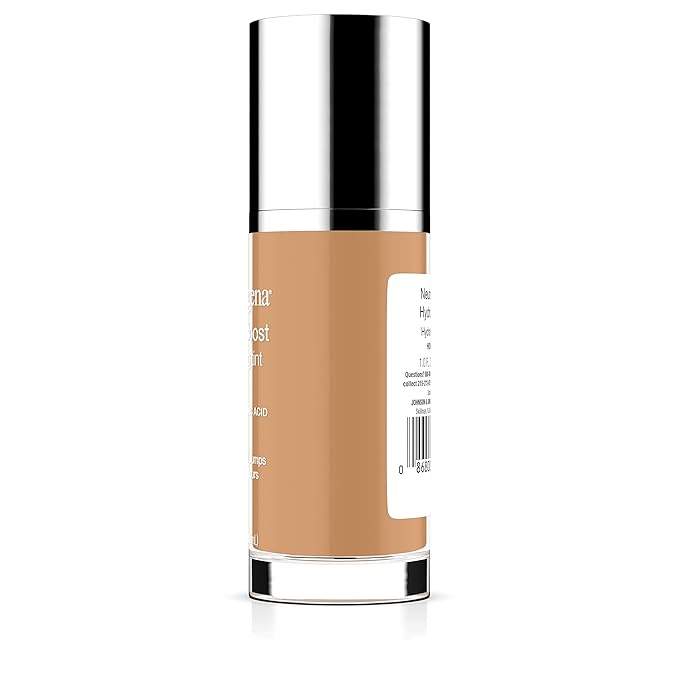 Neutrogena Hydro Boost Hydrating Tint with Hyaluronic Acid, Lightweight Water Gel Formula, Moisturizing, Oil-Free & Non-Comedogenic Liquid Foundation Makeup, 85 Honey Color 1.0 fl. oz