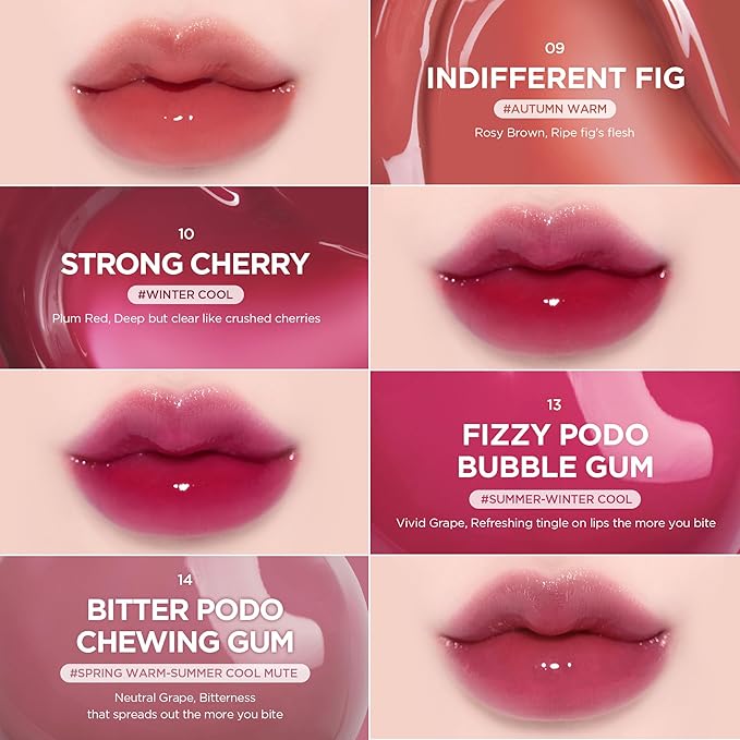 lilybyred Bloody Liar Coating Tint | Korean Glossy Lip Stain, Vivid & Juicy Color, Syrupy Shine, Moisturizing, Long-Lasting & Smudge-Proof, Non-Sticky, Lightweight (09 Indifferent Fig)