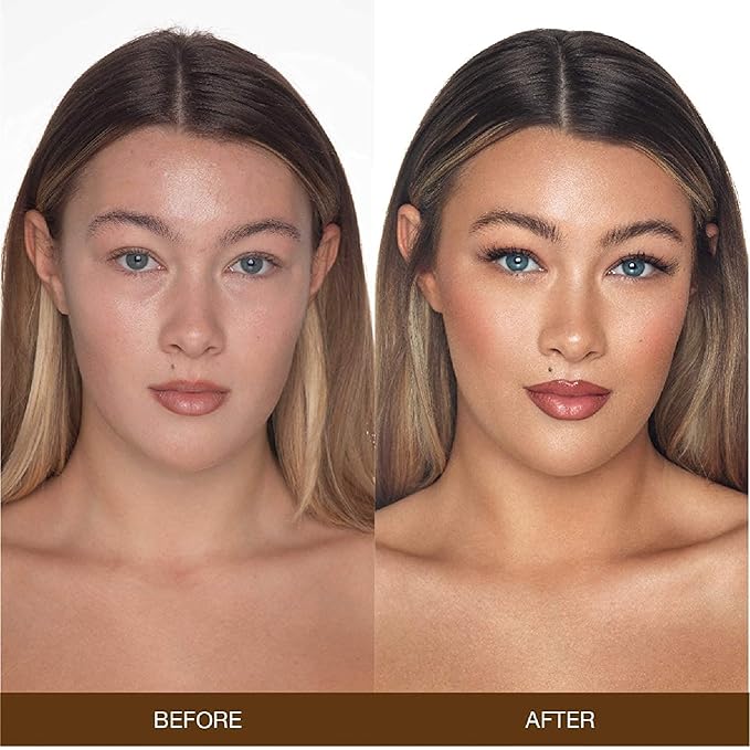 Rachel Couture Liquid Foundation & Blush Bundle | Vegan & Cruelty-Free | Infused with Arnica & Hibiscus Extract β Ivory & Sunset