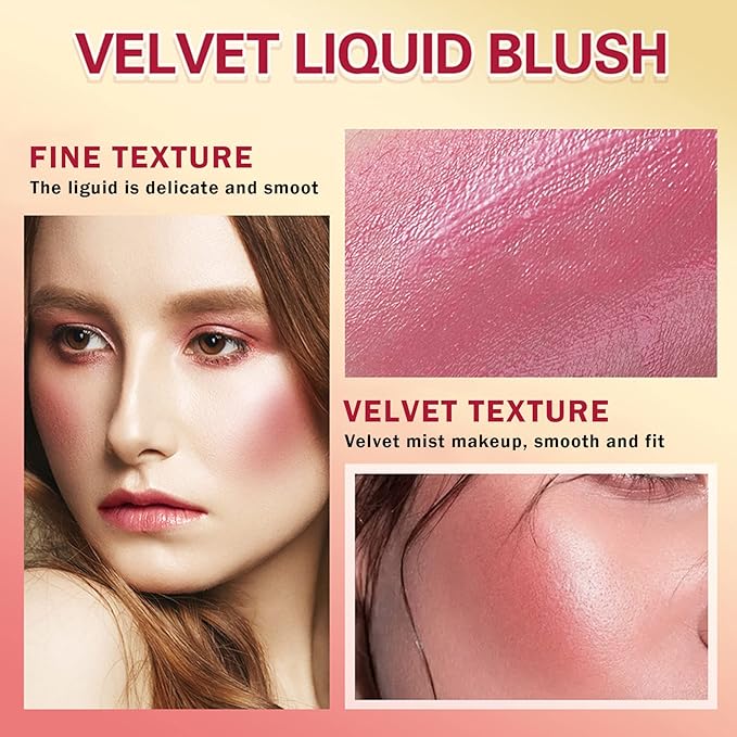 Cream Blush for Cheeks - Soft, Long Lasting, Waterproof, Matte Makeup - 03
