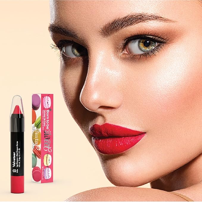Sistar Born To Be Sweet Velveteer Lip Crayon Lip Color Longwear Chocolate Scented