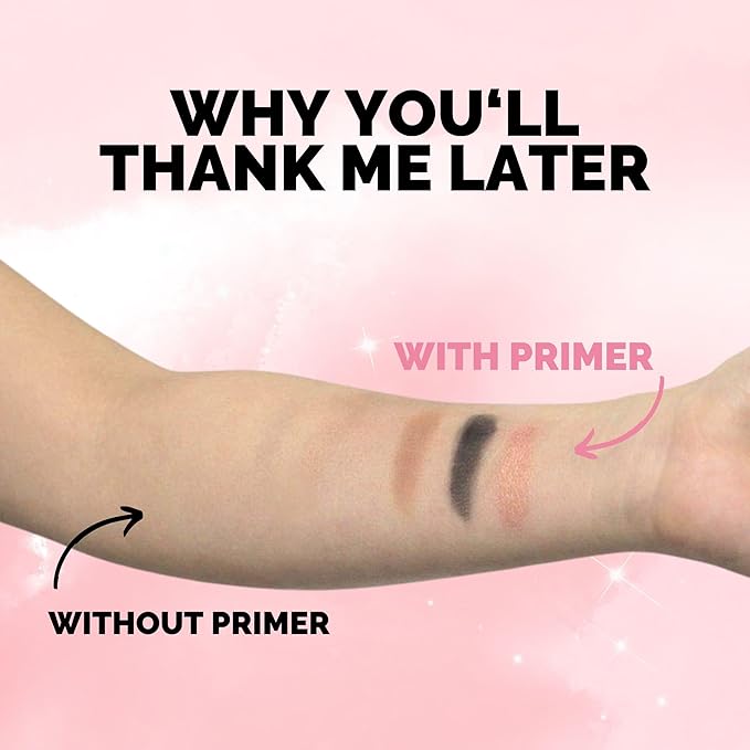 Elizabeth Mott Thank Me Later Eye Primer - Long-Lasting Matte Eyeshadow Base for Oily Lids - Crease-Free, Wrinkle-Filling, Shine Control - Smudge-Proof, Lightweight, Dermatologist & Allergy Tested 10g