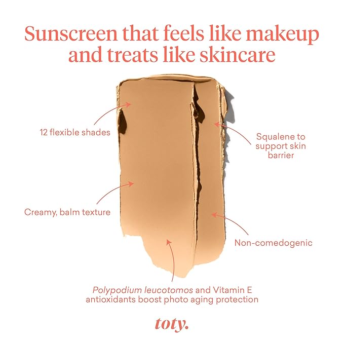 Toty by Sofia Vergara - Ilumina CC Creamy Compact SPF 50+ Mineral Broad Spectrum Sunscreen for Face + Ilumina Brush - CC cream foundation with spf 50 - MAKEUP - 4N Bundle