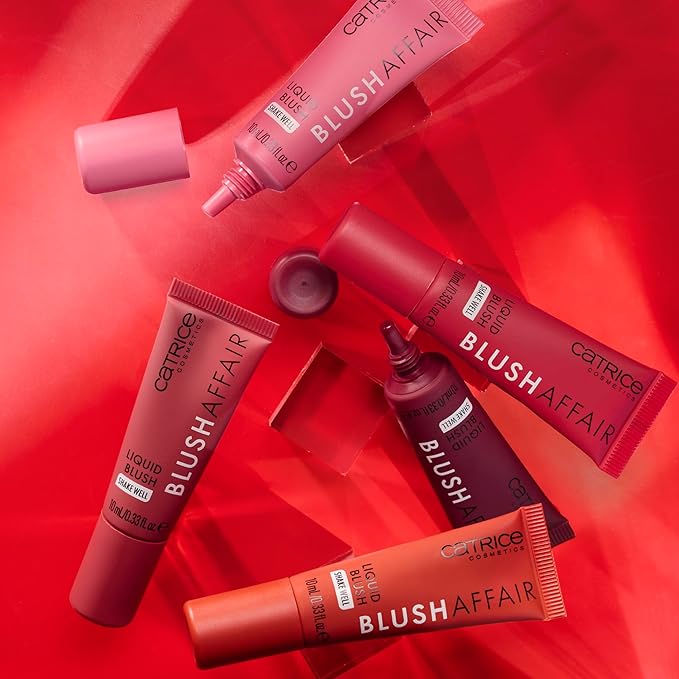 Catrice | Blush Affair Liquid Blush | Long-Lasting & Lightweight Multi-Use Make Up for Cheeks & Lips | Vegan & Cruelty Free | Without Parabens, Gluten, & Preservatives (10 | Pink Feelings)